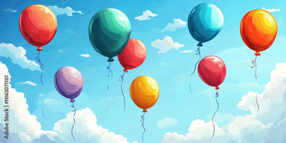 This set of vector posters celebrates birthdays with fun designs. Each poster features birthday greetings and balloons, perfect for making birthday cards or invitations. This set of vector posters celebrates birthdays with fun designs. Each poster features birthday greetings and balloons, perfect for making birthday cards or invitations.