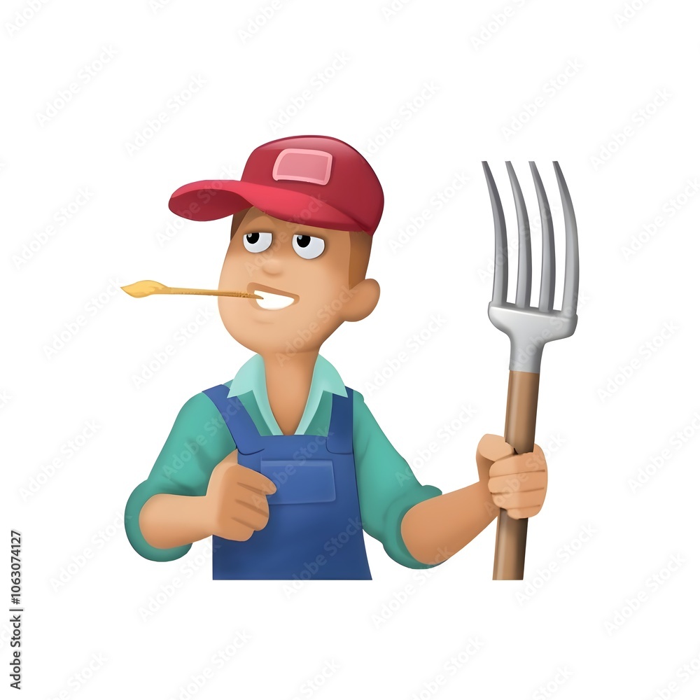 Farmer Emoji
