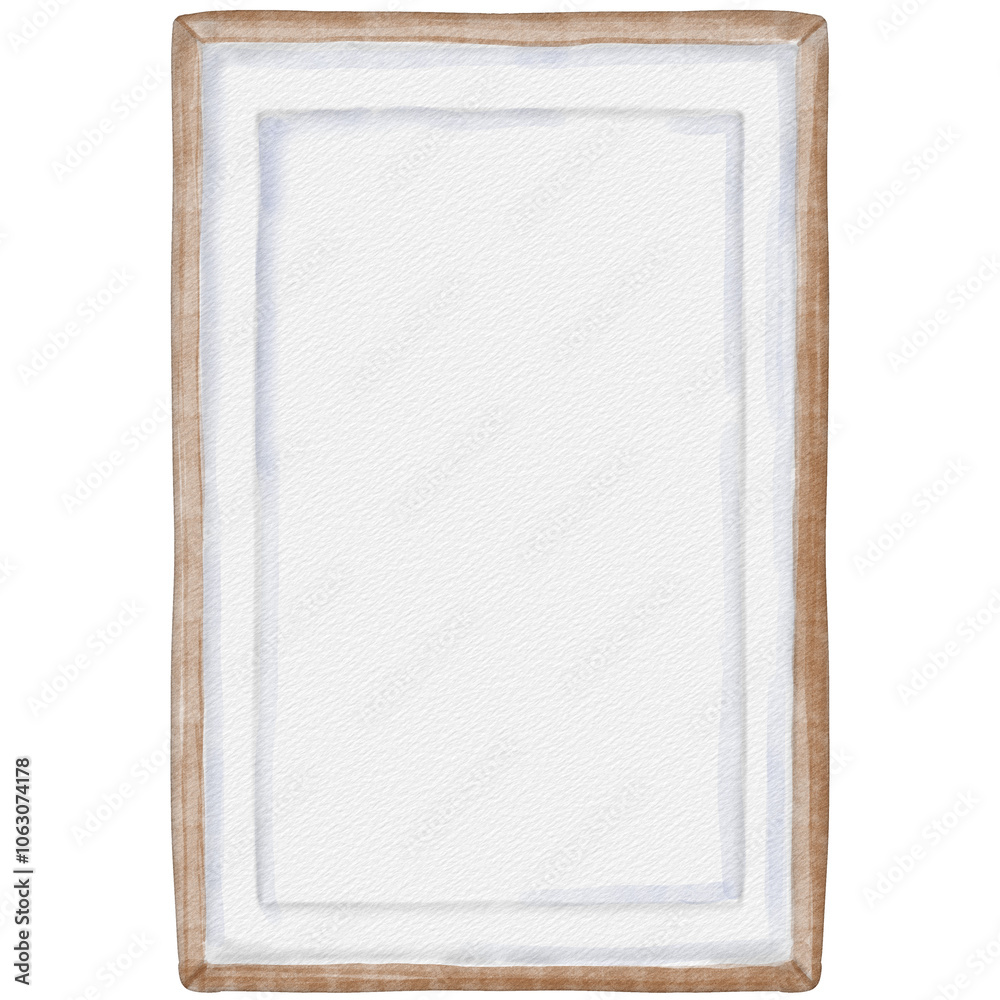 Obraz premium watercolor frame wall art