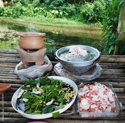 grilled pork