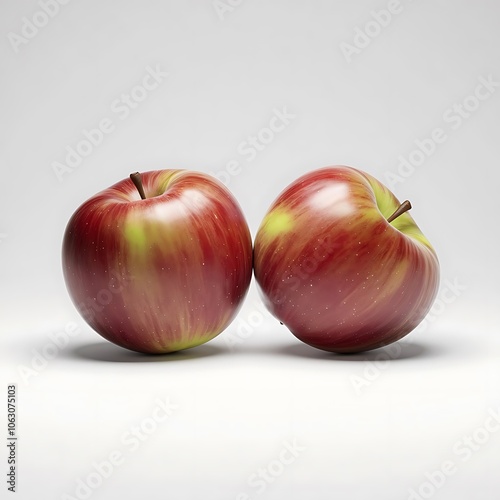 Red apple (Envy Apple) isolated with cut out design photo