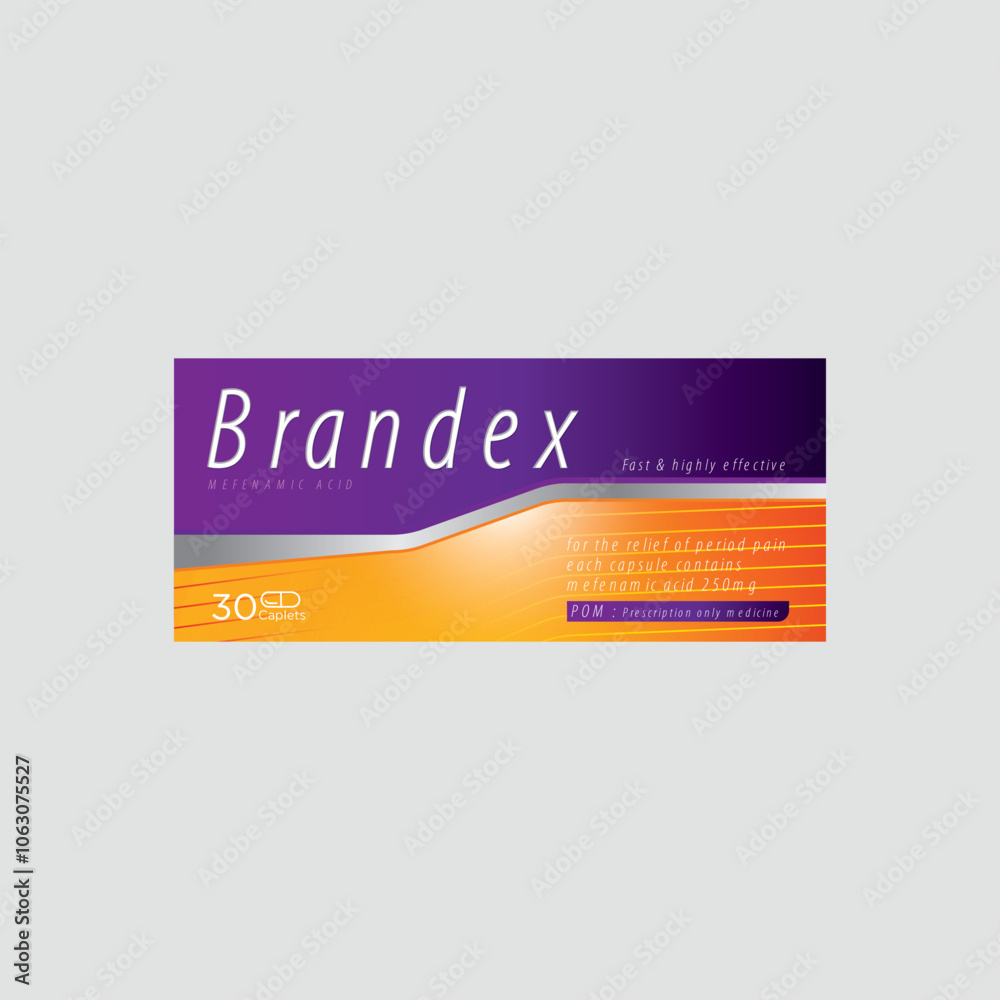 Fototapeta premium Medicine packaging design - eps