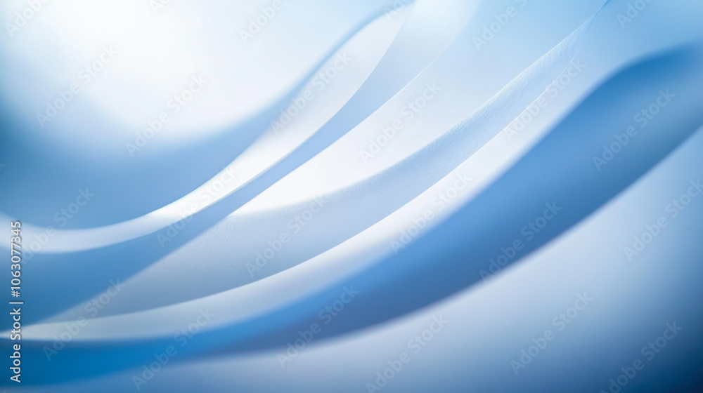 Soft blue waves create a soothing atmosphere in a tranquil setting, perfect for relaxation or meditation during the day Soft blue waves create a soothing atmosphere in a tranquil setting, perfect for relaxation or meditation during the day