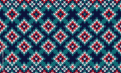 Seamless printable knitting patterns, wallpapers, ultra-high resolution raster illustrations, print-on-demand patterns.