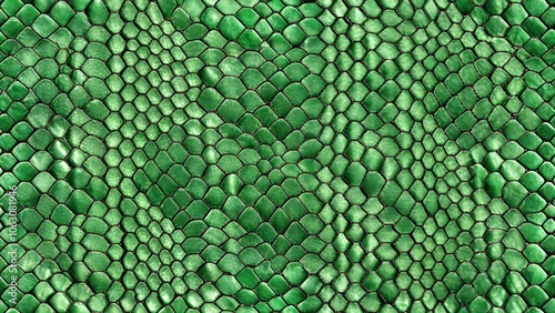 green snake skin texture seamless pattern isolated on white background