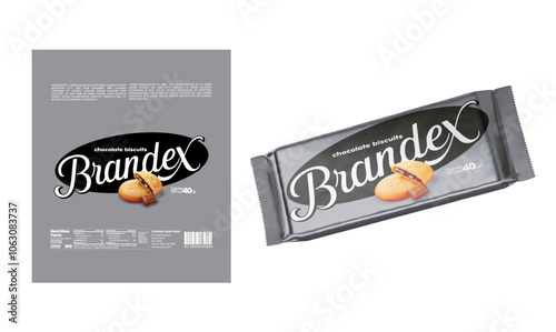 Biscuits packaging design - eps 