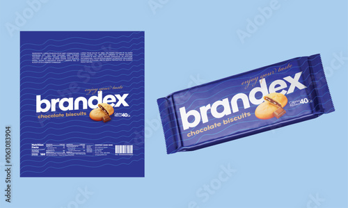 Biscuits packaging design - eps 
