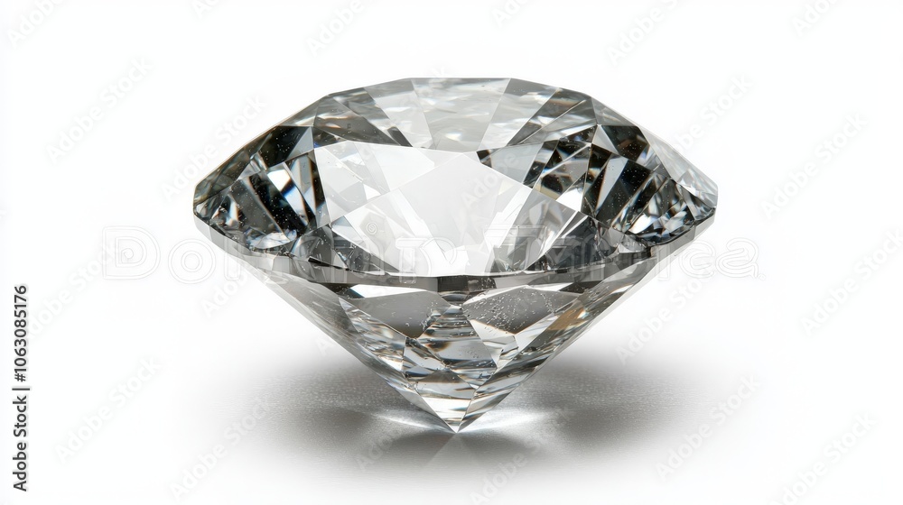 a diamond isolated on white background a diamond isolated on white background