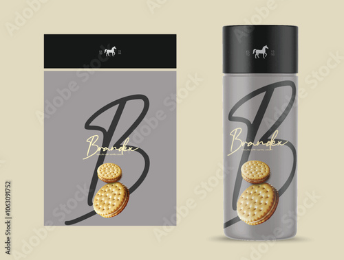 Premium Biscuit packaging design - eps 