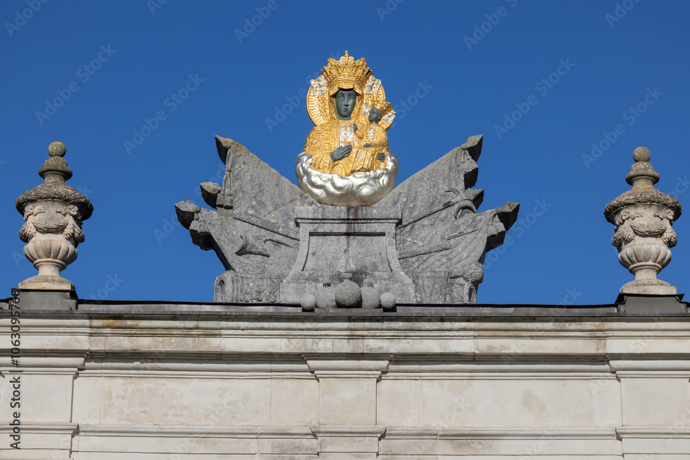 Gate of Our Lady of Victory (Queen of Poland), Jasna Gora Monastery, Czestochowa, Poland