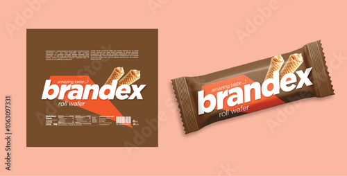 Wafer Fingers packaging design - eps