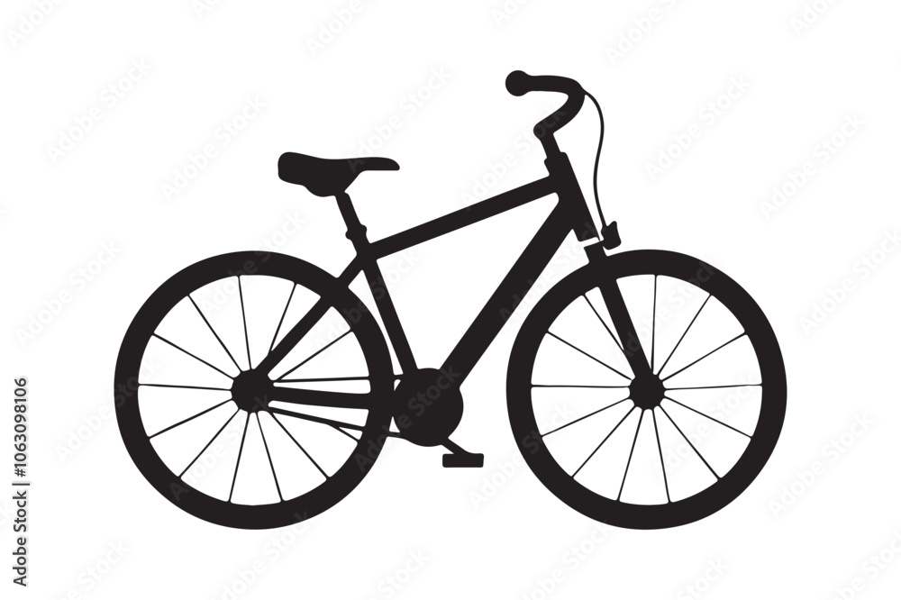 Bicycle silhouette vector illustration, Bicycle logo silhouette, Bicycle silhouette Vector Bicycle silhouette vector illustration, Bicycle logo silhouette, Bicycle silhouette Vector