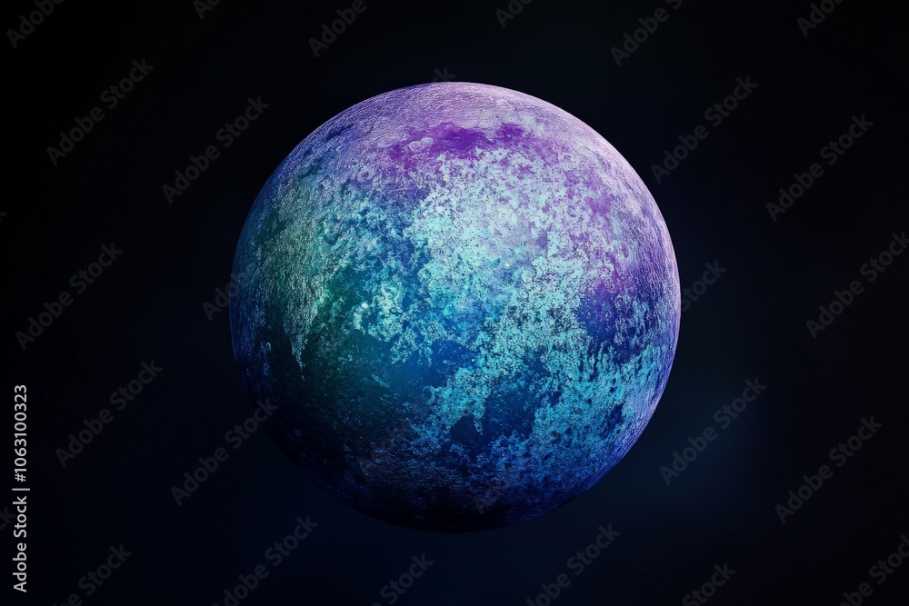 This picture showcases a vibrant purple planet radiating energy as it floats amidst a galaxy full of stars, conveying a sense of cosmic vitality and potential. This picture showcases a vibrant purple planet radiating energy as it floats amidst a galaxy full of stars, conveying a sense of cosmic vitality and potential.