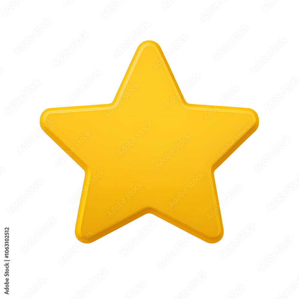 Gold Star or favorite flat icon for apps and websites Gold Star or favorite flat icon for apps and websites
