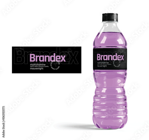 Vibrant Multivitamin Energy Drinks packaging design - eps 
