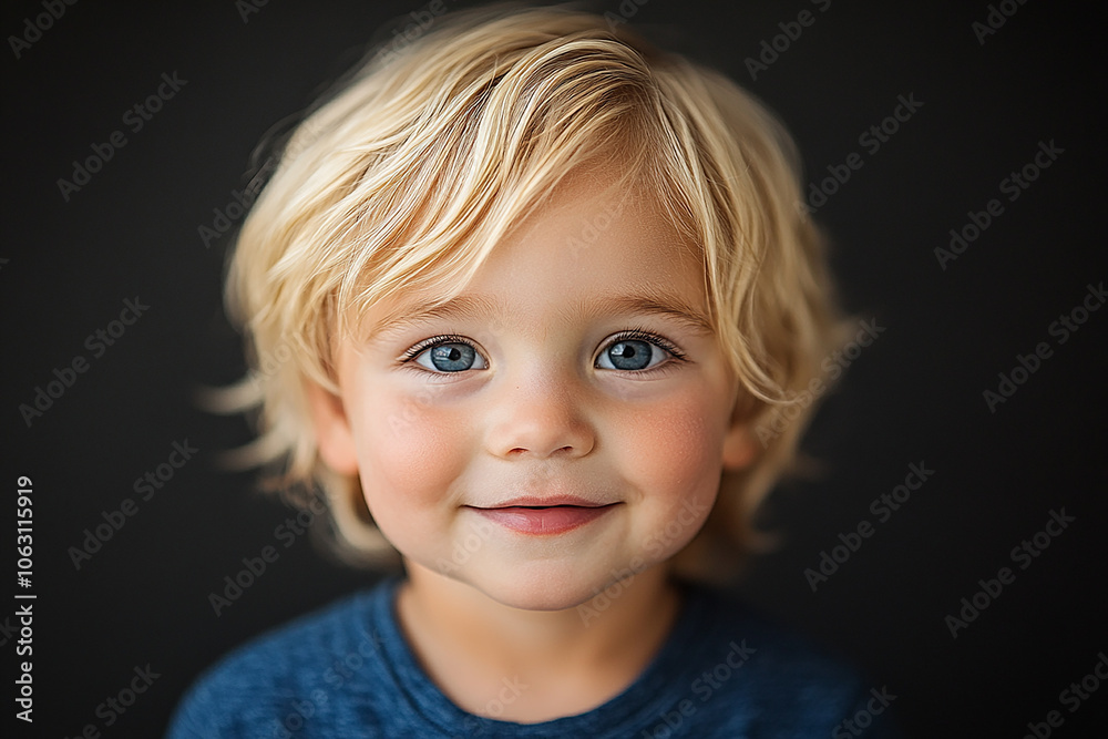 portrait of an white little boy with a smile portrait of an white little boy with a smile