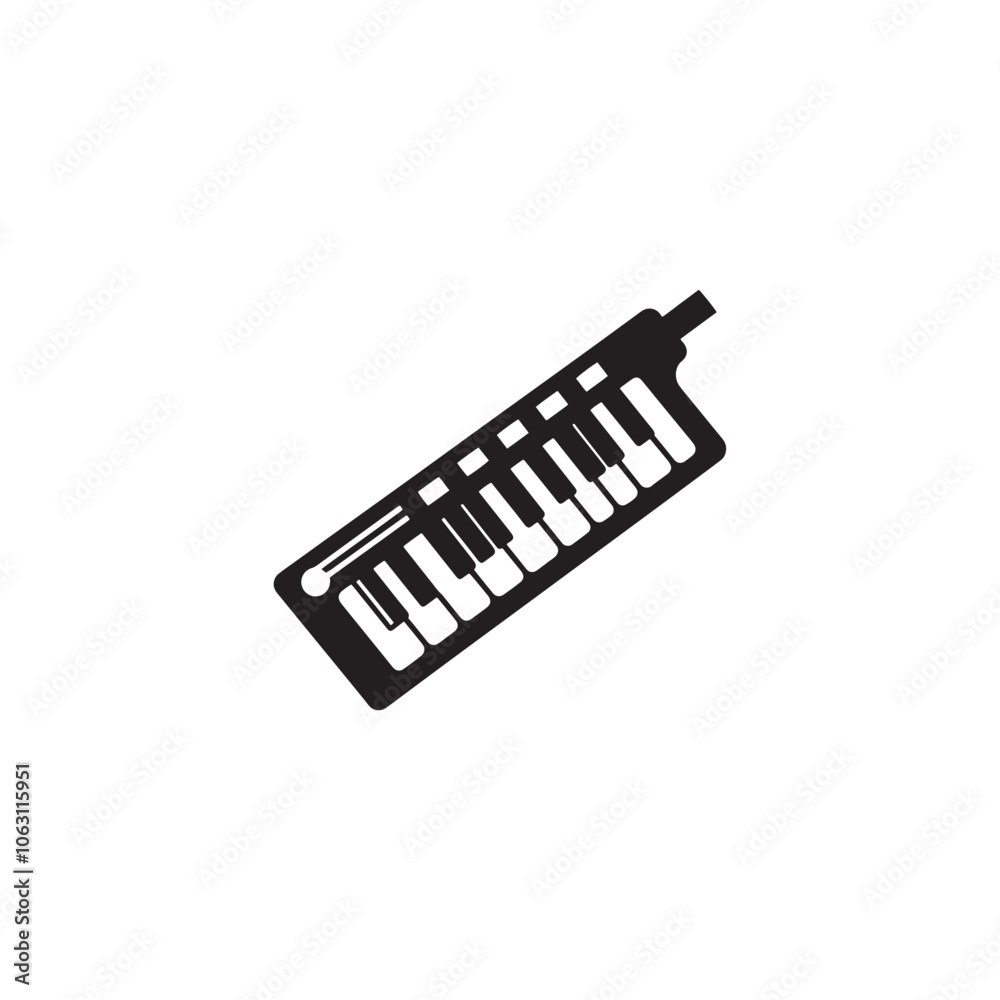 Keytar Silhouette - Illustration Of Keytar - Keytar Vector Keytar Silhouette - Illustration Of Keytar - Keytar Vector