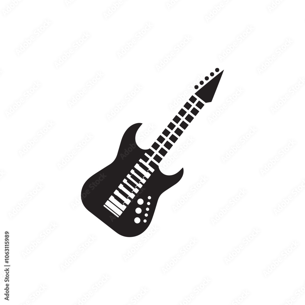 Keytar Silhouette - Illustration Of Keytar - Keytar Vector Keytar Silhouette - Illustration Of Keytar - Keytar Vector