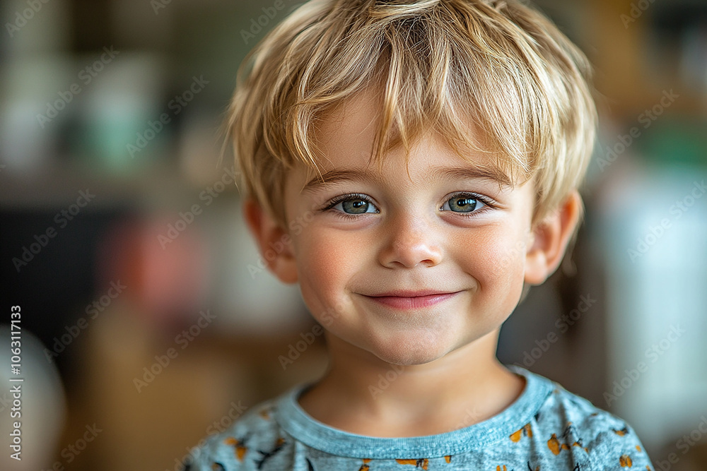 portrait of an white little boy with a smile portrait of an white little boy with a smile