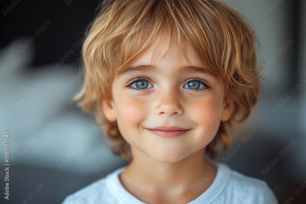portrait of an white little boy with a smile portrait of an white little boy with a smile