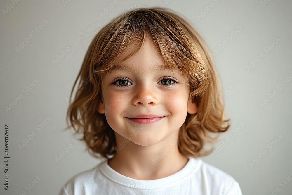 portrait of an white little boy with a smile portrait of an white little boy with a smile