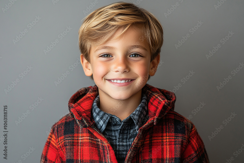 portrait of an white little boy with a smile portrait of an white little boy with a smile