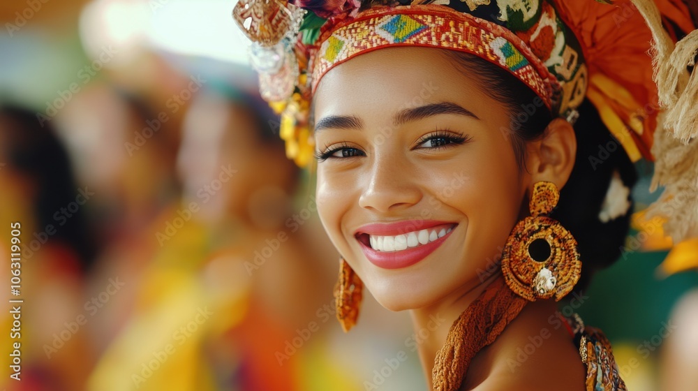 Close-up of participants in stunning ethnic attire,