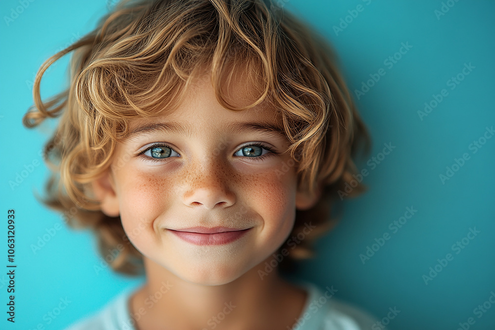 portrait of an white little boy with a smile portrait of an white little boy with a smile
