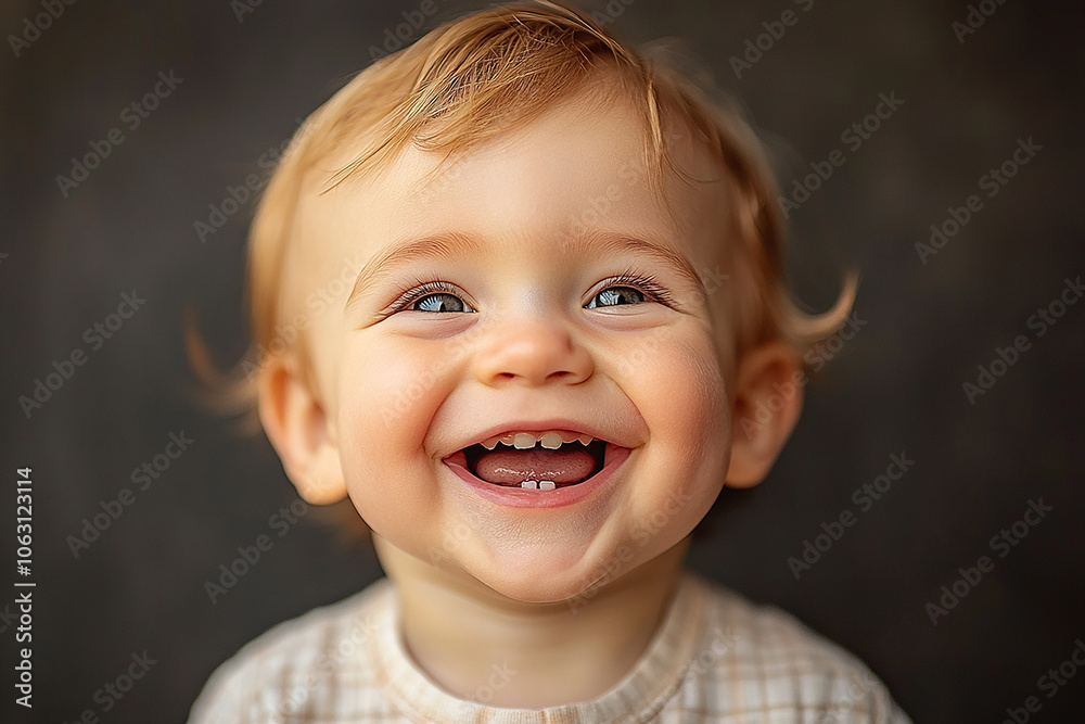 portrait of an white little boy with a smile portrait of an white little boy with a smile