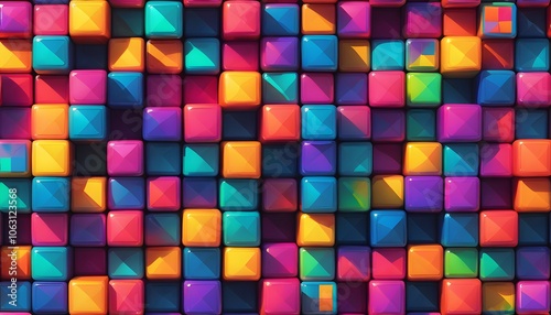 colorful mosaic background