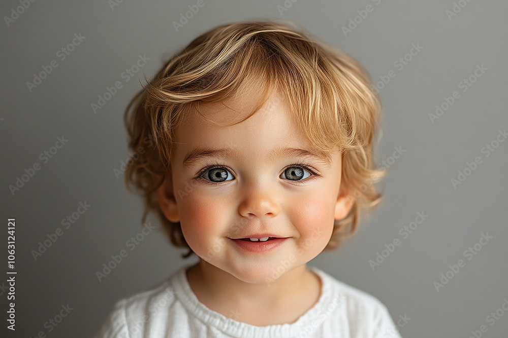 portrait of an white little boy with a smile portrait of an white little boy with a smile