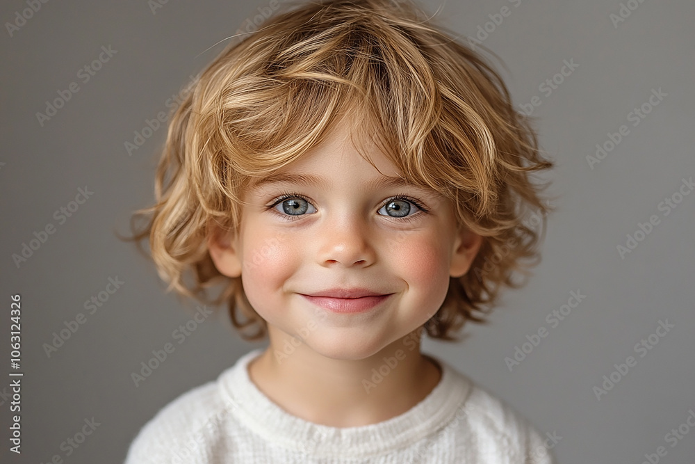 portrait of an white little boy with a smile portrait of an white little boy with a smile