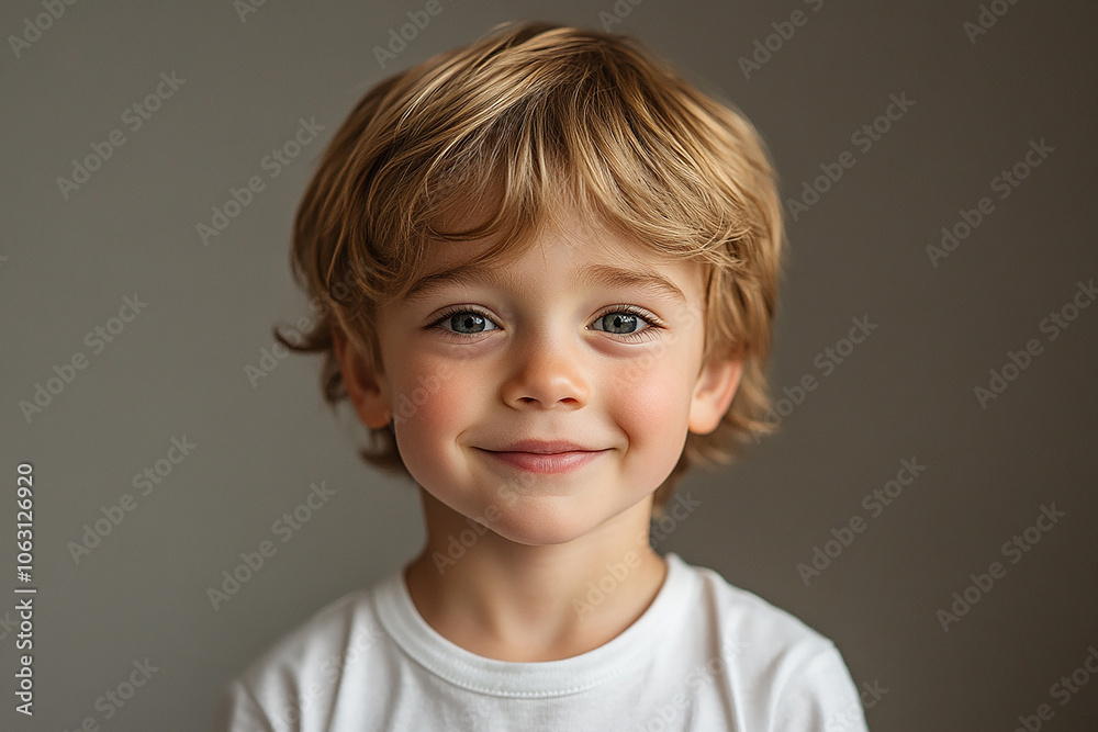 portrait of an white little boy with a smile portrait of an white little boy with a smile