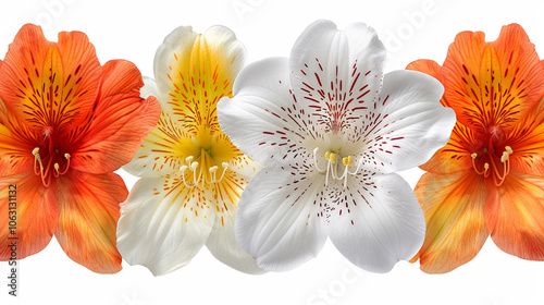 bouquet of flowers isolated on white