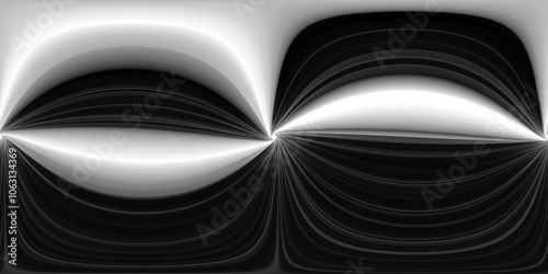 Fototapeta Naklejka Na Ścianę i Meble -  Beautiful textured tunnel, HDRI map, 360 degree panorama, 8K HDRI map, tunnel for rendering cars with neon lights