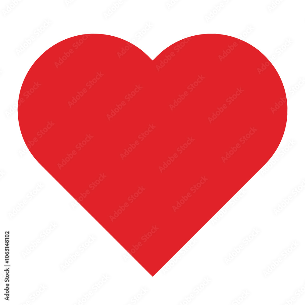 Red heart shape png sticker, transparent background Red heart shape png sticker, transparent background