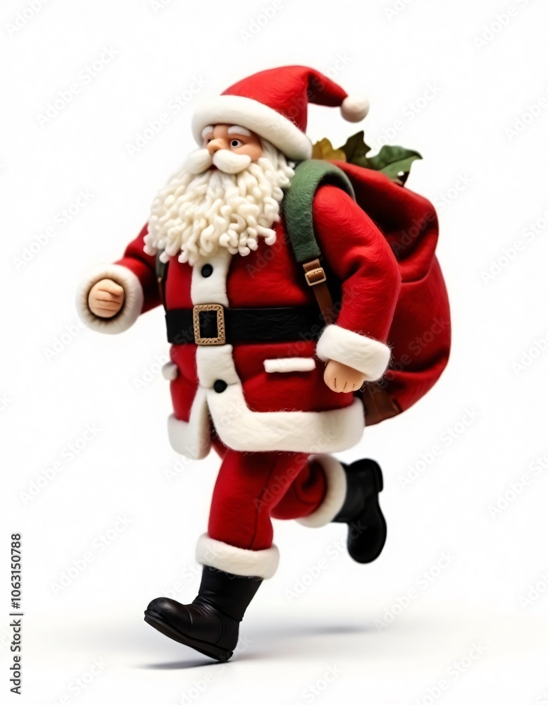 Santa Claus against a white background Santa Claus against a white background