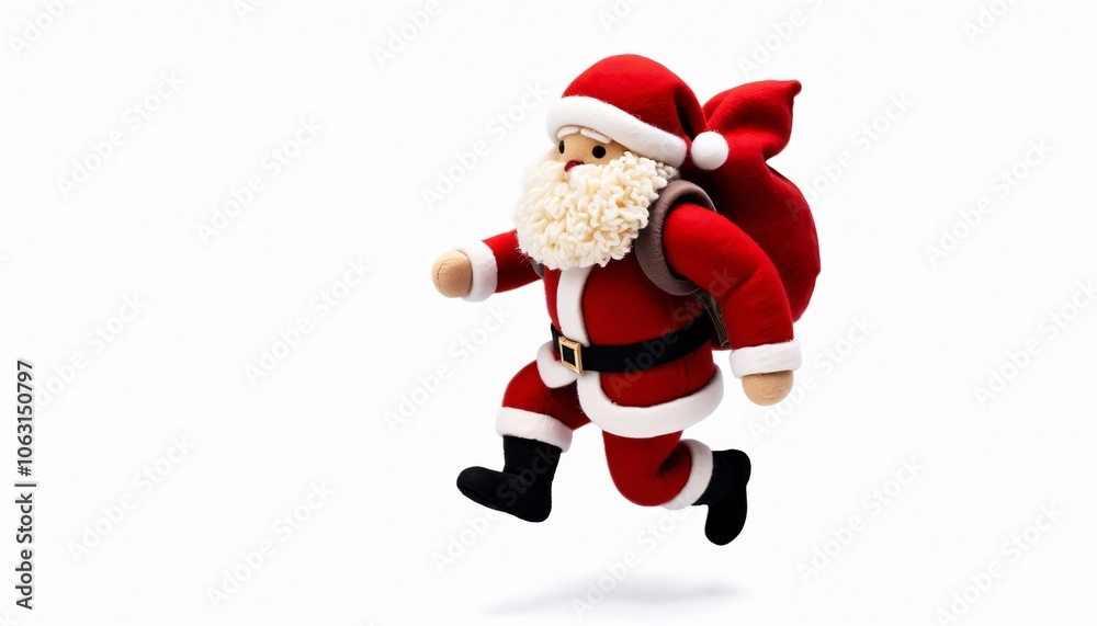 Santa Claus against a white background Santa Claus against a white background