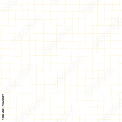 Aesthetic grid png pattern, transparent background, seamless line in white