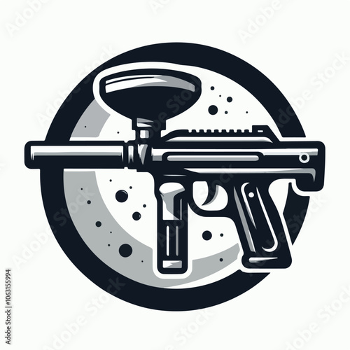 paintball logo illustration