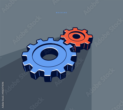 Engineering machine concept...