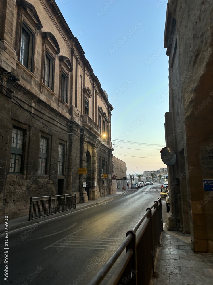 Naklejka premium Malta street