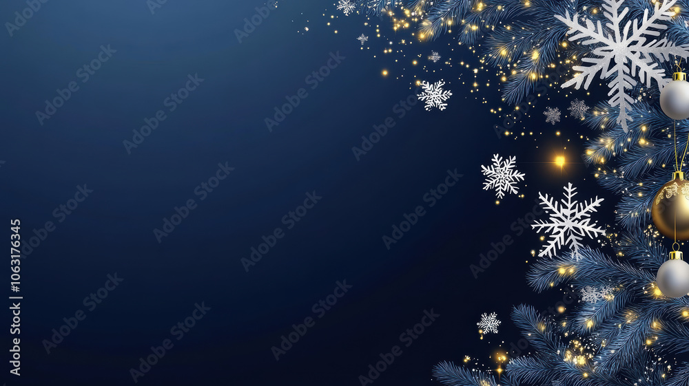 Glowing Christmas Tree Illustration Glowing Christmas Tree Illustration