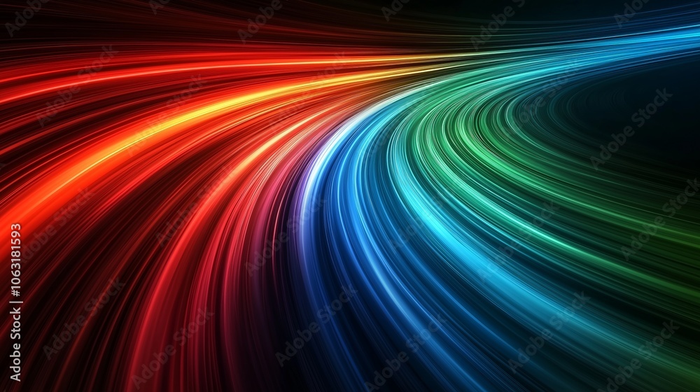 abstract light wave background