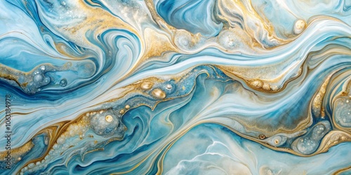 Abstract Fluid Art Swirling Blues and Golden Glitter, Acrylic Pouring, Blue and Gold, Fluid Art ,Abstract Art , Acrylic Painting