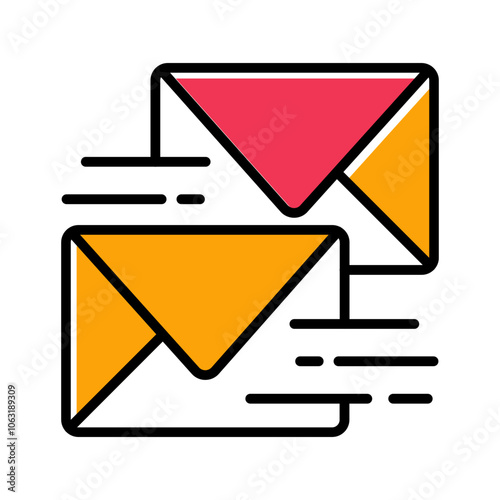 Sent Mail Vector Icon