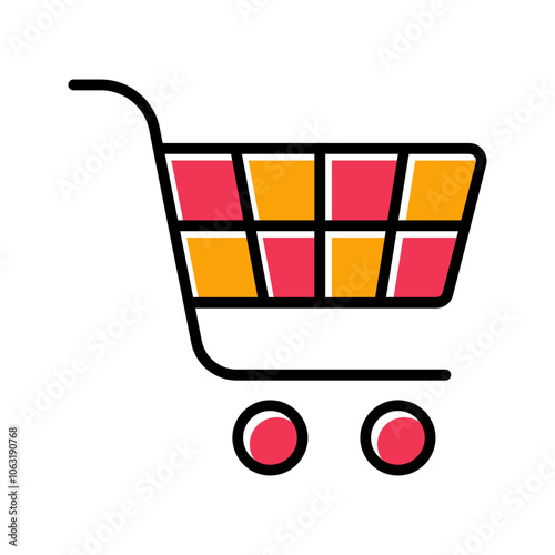 Trolley Vector Icon