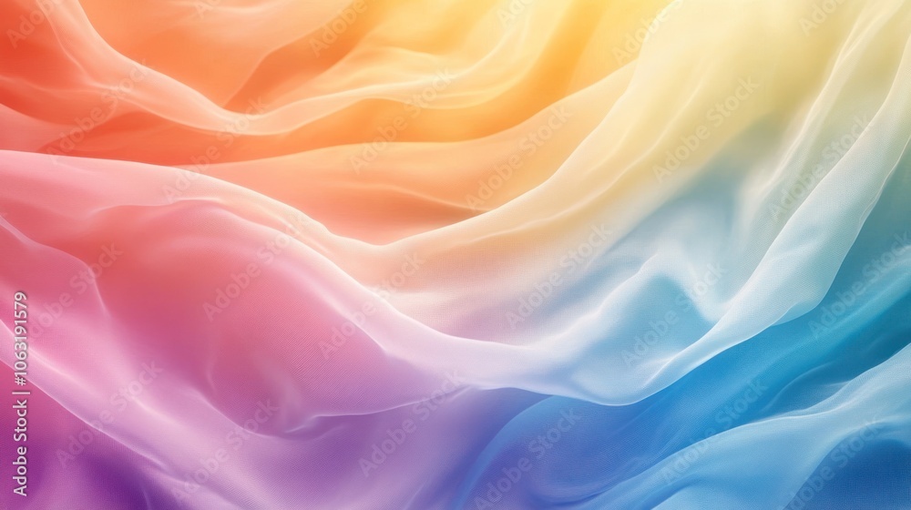 Gradient rainbow background blending warm and cool tones in a fluid, abstract pattern Gradient rainbow background blending warm and cool tones in a fluid, abstract pattern