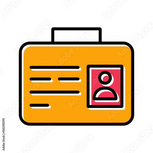 Office Card Vector Icon