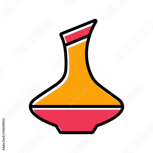 Wine Decanter Vector Icon